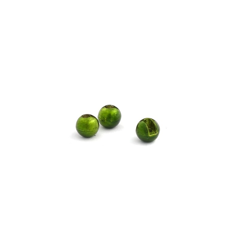 Textreme Tungsten Slotted Beads Metallic Olive-