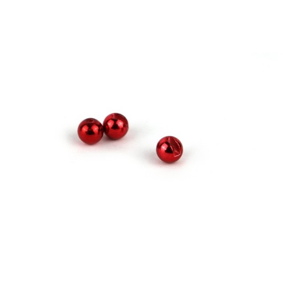 Textreme Tungsten Slotted Beads Metallic Red-