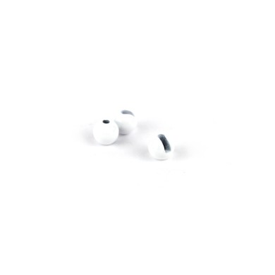 Textreme Tungsten Slotted Beads White-