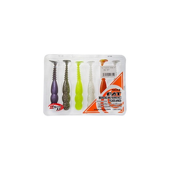 Reins Fat Rockvibe Shad 4" Colors kit