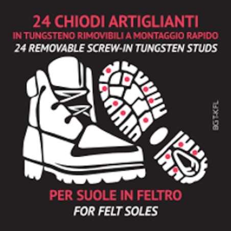 For Felt Sole - 24pcs/pk