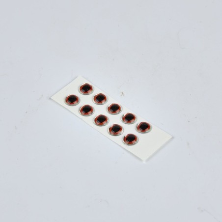 Orange - 6mm - 10pcs/pk