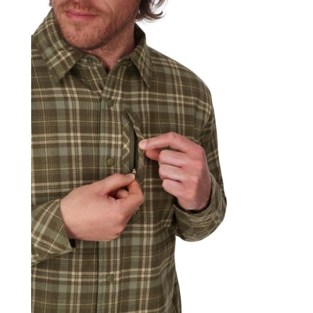 Simms Coldweather Shacket Schooner Plaid-