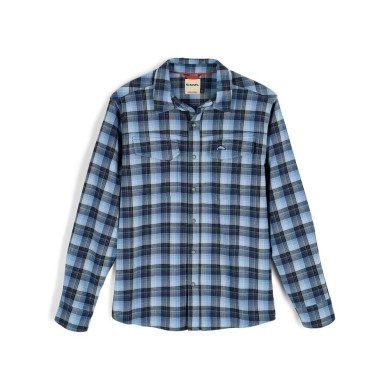 L - Kennebec Plaid Steel Blue