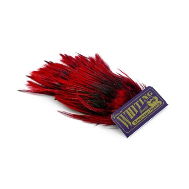 Black laced White dyed Red