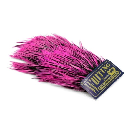 Black laced White dyed Pink