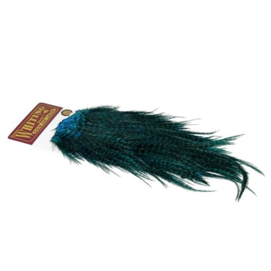 Grizzly dyed Kingfisher Blue