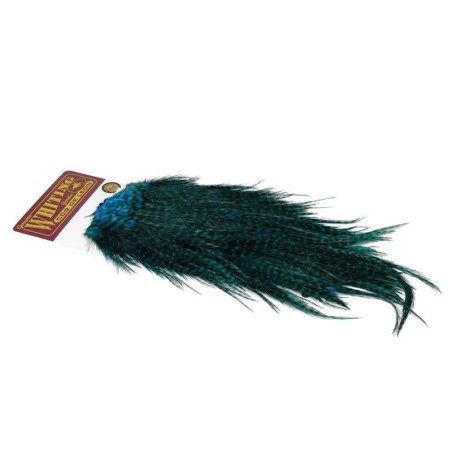 Grizzly dyed Kingfisher Blue
