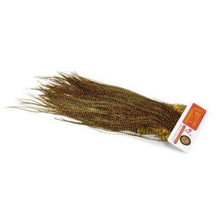 Saddle Grizzly dyed March Brown