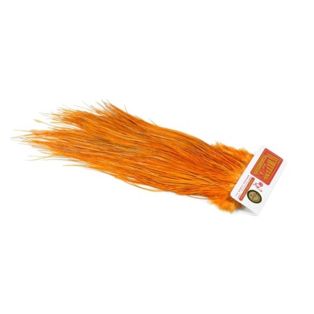 Saddle White dyed Golden Brown