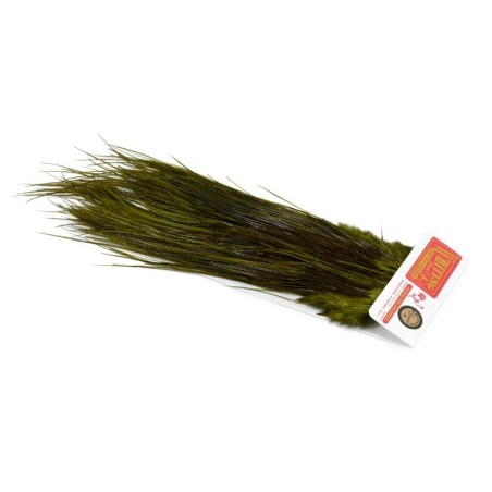 Saddle White dyed Dark Olive