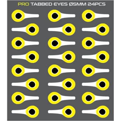 Silver/Hot Yellow -  5mm
