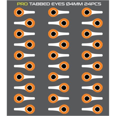 Silver/Hot Orange - 4mm