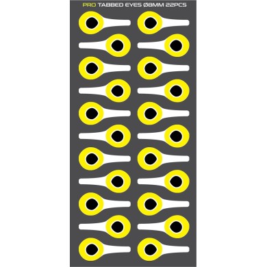 Silver/Hot Yellow -  8mm