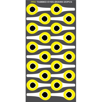Silver/Hot Yellow -  10mm