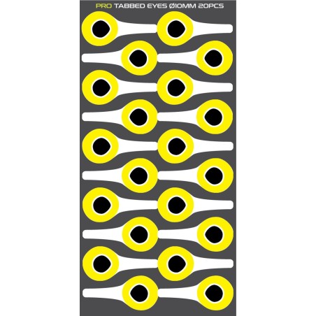 Silver/Hot Yellow -  10mm