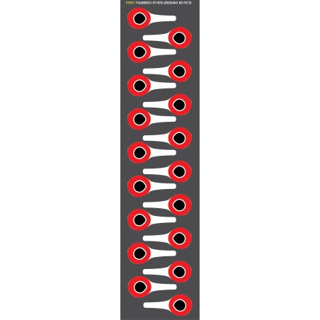 Silver/Hot Red - 12mm