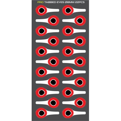 Silver/Hot Red - 8mm