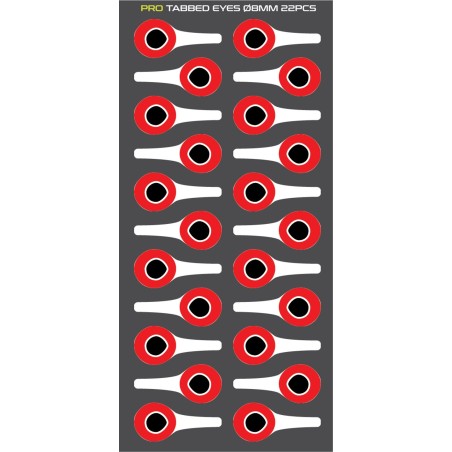 Silver/Hot Red - 8mm