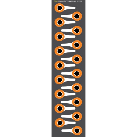 Silver/Hot Orange - 12mm