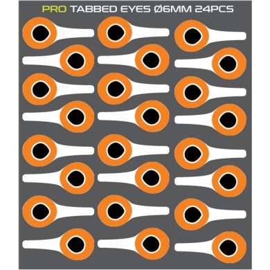 Silver/Hot Orange - 6mm