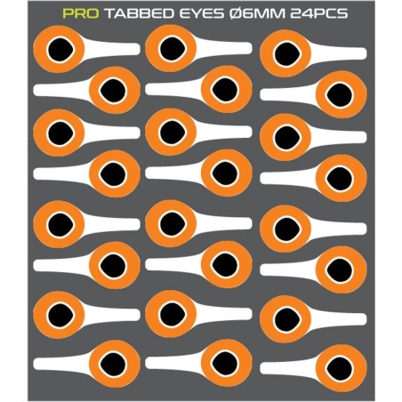 Silver/Hot Orange - 6mm