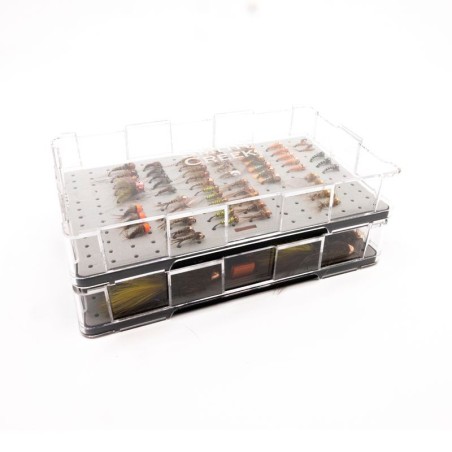 Smith Creek FlyVue Snap-Fit Stackable Fly Tray Lid-