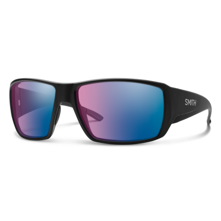 Matte Black - Polarchromic Rose Blue Mirror