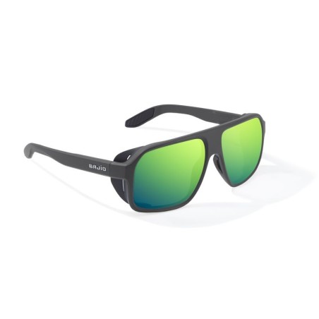 Graphite Black - Green Mirror