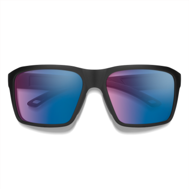 Matte Black - Polarchromic Rose Blue Mirror