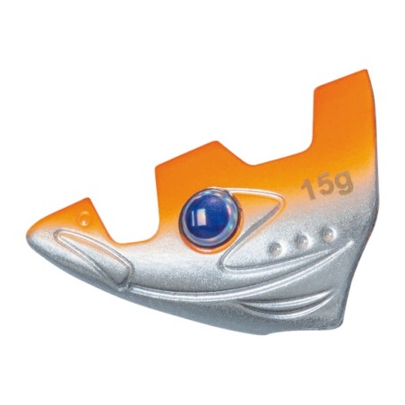 15g - 001 ORANGE/SILVER - 2pcs/pk