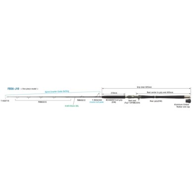 FB56-J10 - 1.67m - 150-400g - PE 4-8 - 1 brin