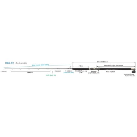 FB56-J10 - 1.67m - 150-400g - PE 4-8 - 1 brin