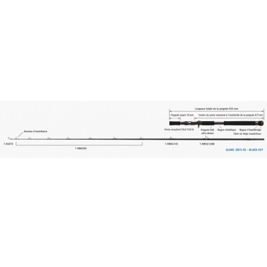 GB73-X5 Black Out - 2.21m - 30-200g - PE 4-8  - 1+1