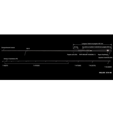 IS76-M2 - 2.29m - 4-21g - 2 brins