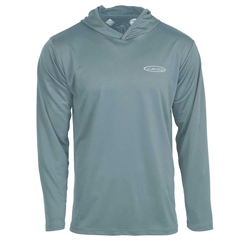Vision Bamboo Bug & UV Hoodie Stone Blue-