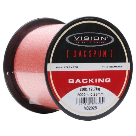 Fluorescent Orange / White - 100m/110yds - 0.25mm