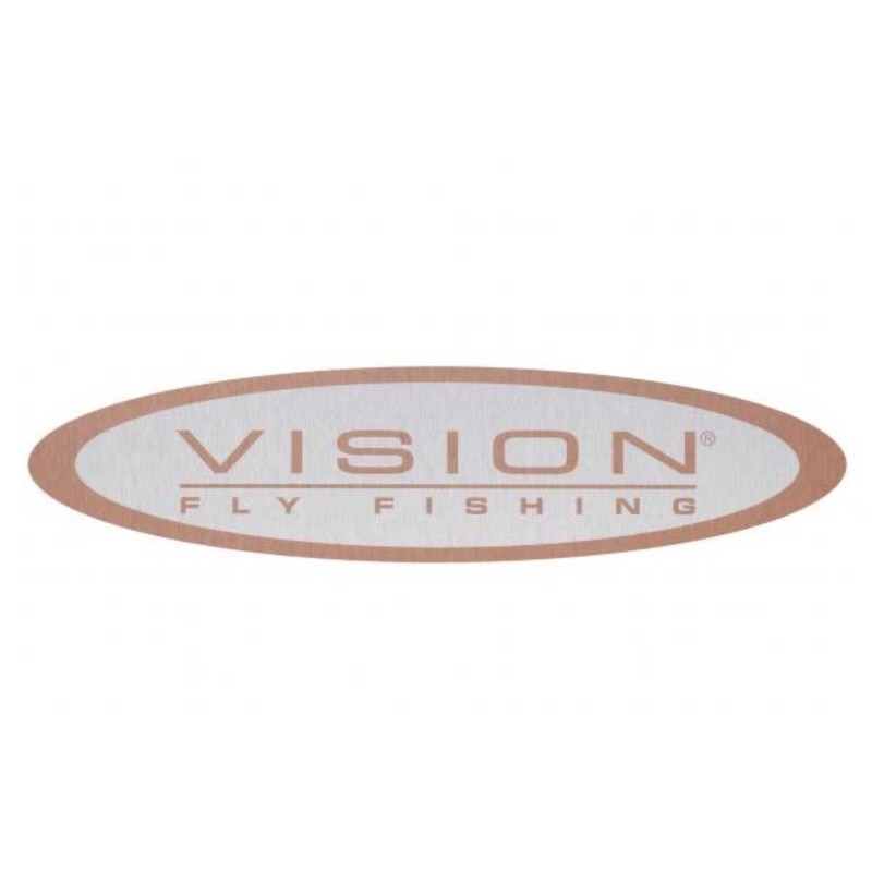 Vision Logo Ovale Aluminium-