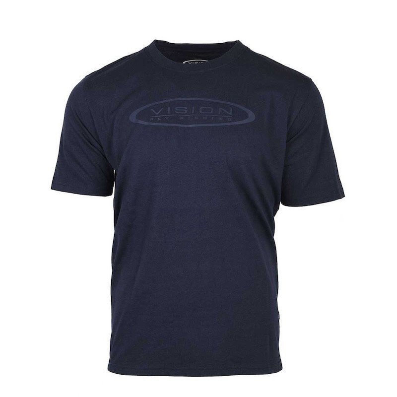 Vision Logo T-shirt Bleu Marine-