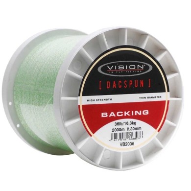 Fluorescent Green / White - 2000m/2200yds - 0.30mm