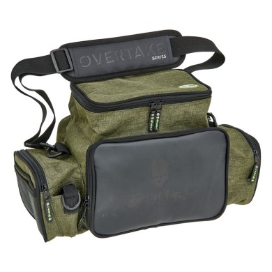 Gunki Overtake Box Bag-Front Stripes-