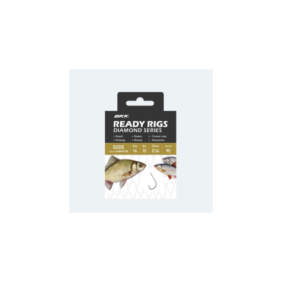 BKK Hameçons montés Ready Rig Diamond - Sode NI-