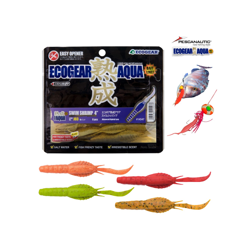 Ecogear JUKUSEI AQUA SWIM SHRIMP 4"-