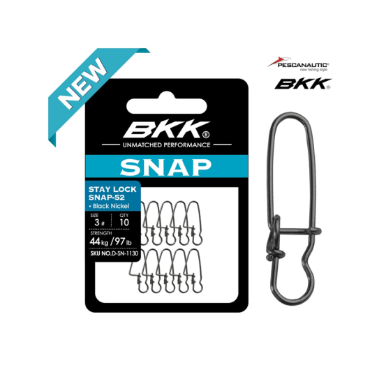 BKK SURE LOCK SNAP-52 (Black Nickel)-