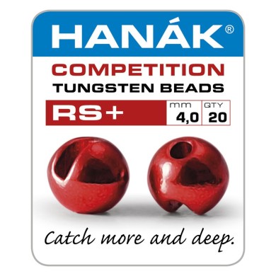 Billes tungstène fendues Hanak RS+ - Rouge métallisé-