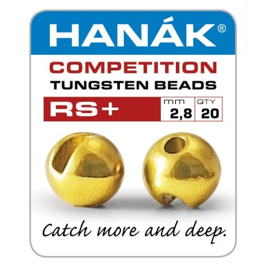 Billes tungstène fendues Hanak RS+ - Or-