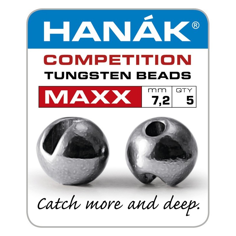 Billes tungstène fendues Hanak MAXX+ - Nickel noir-