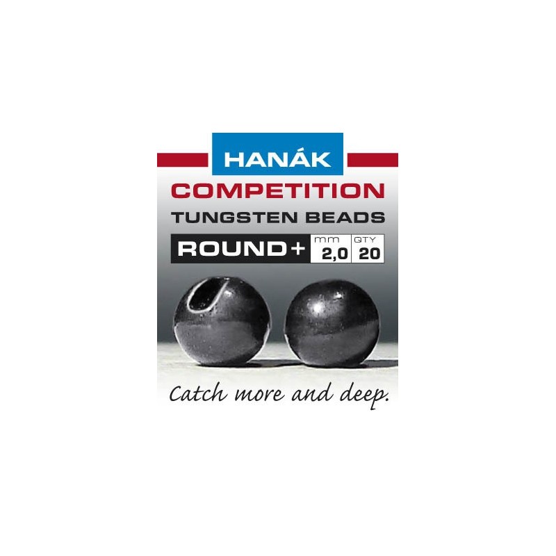 Billes tungstène Hanak Round - Nickel noir-