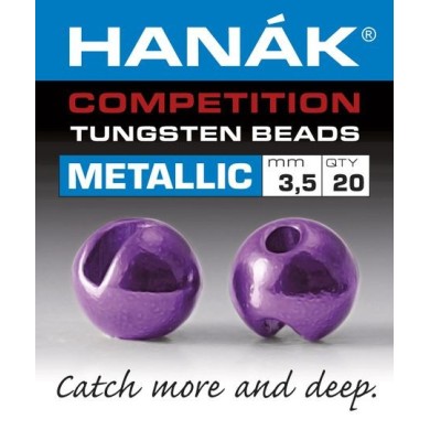 Billes tungstène Hanak Metallic - Violet clair-