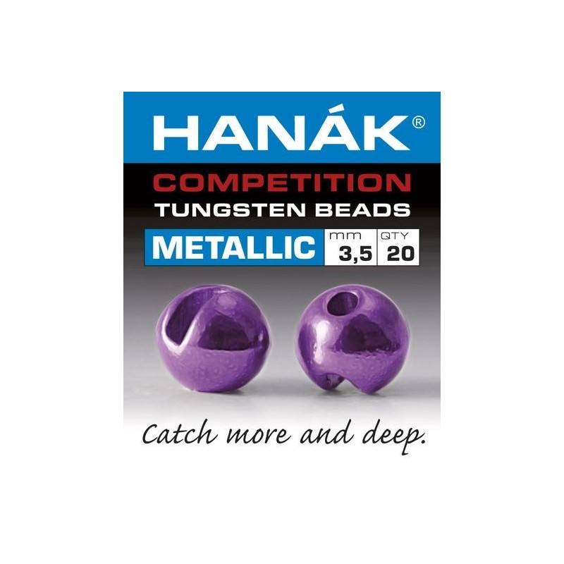 Billes tungstène Hanak Metallic - Violet clair-